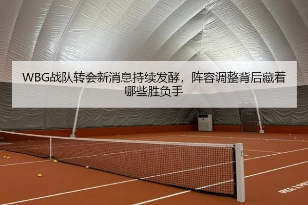 WBG战队转会新消息持续发酵，阵容调整背后藏着哪些胜负手